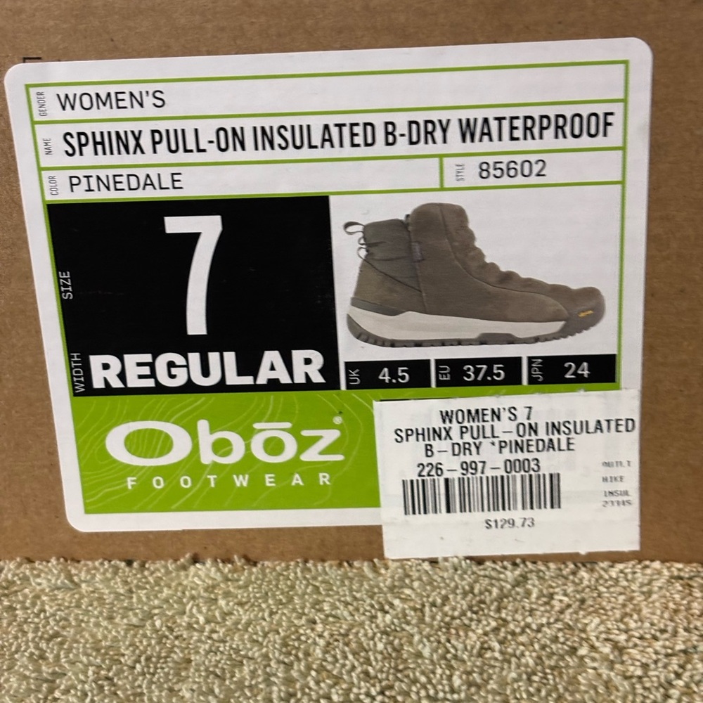 NON SLIP ON ICE! Olive snow boots with arctic grip Vibram sole - Picture 2 of 7